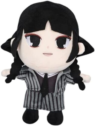 Wednesday Addams Plush Doll Figure Toy - Click Image to Close